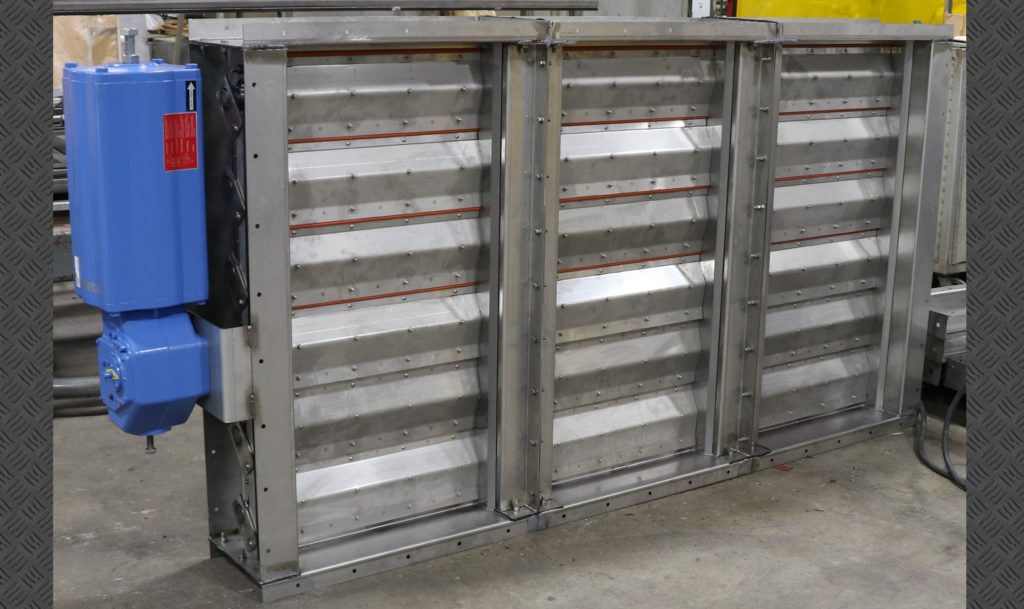 Damper 6 Ellis & Watts HVAC Systems, Portable Structures