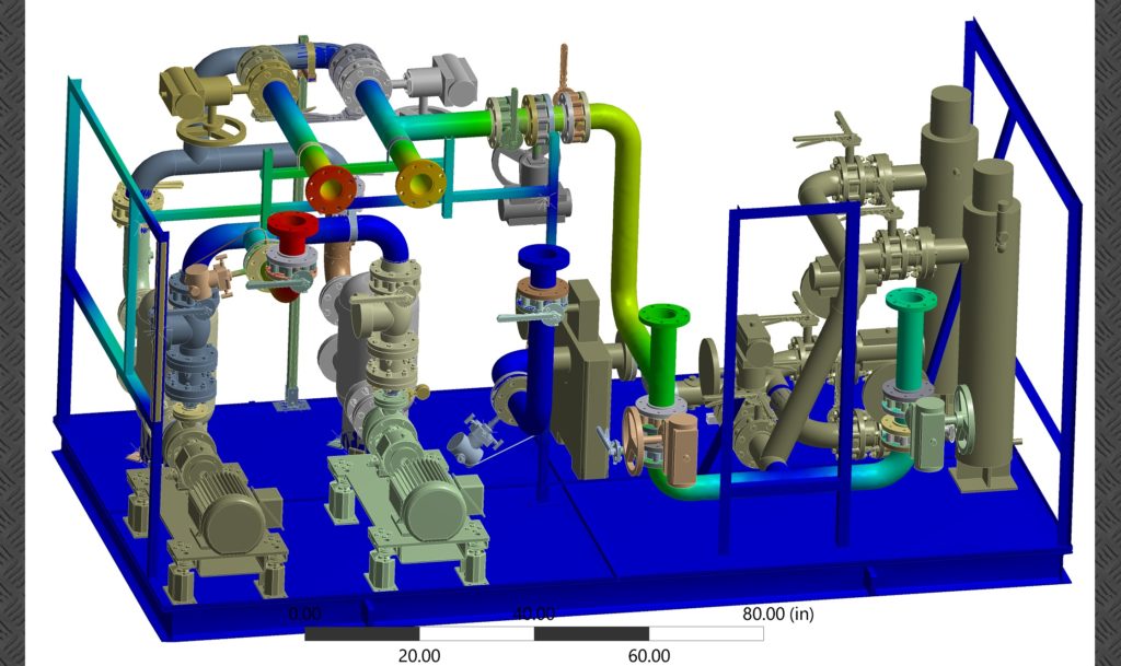 Chiller Pump Skid 3 Ellis & Watts HVAC Systems, Portable